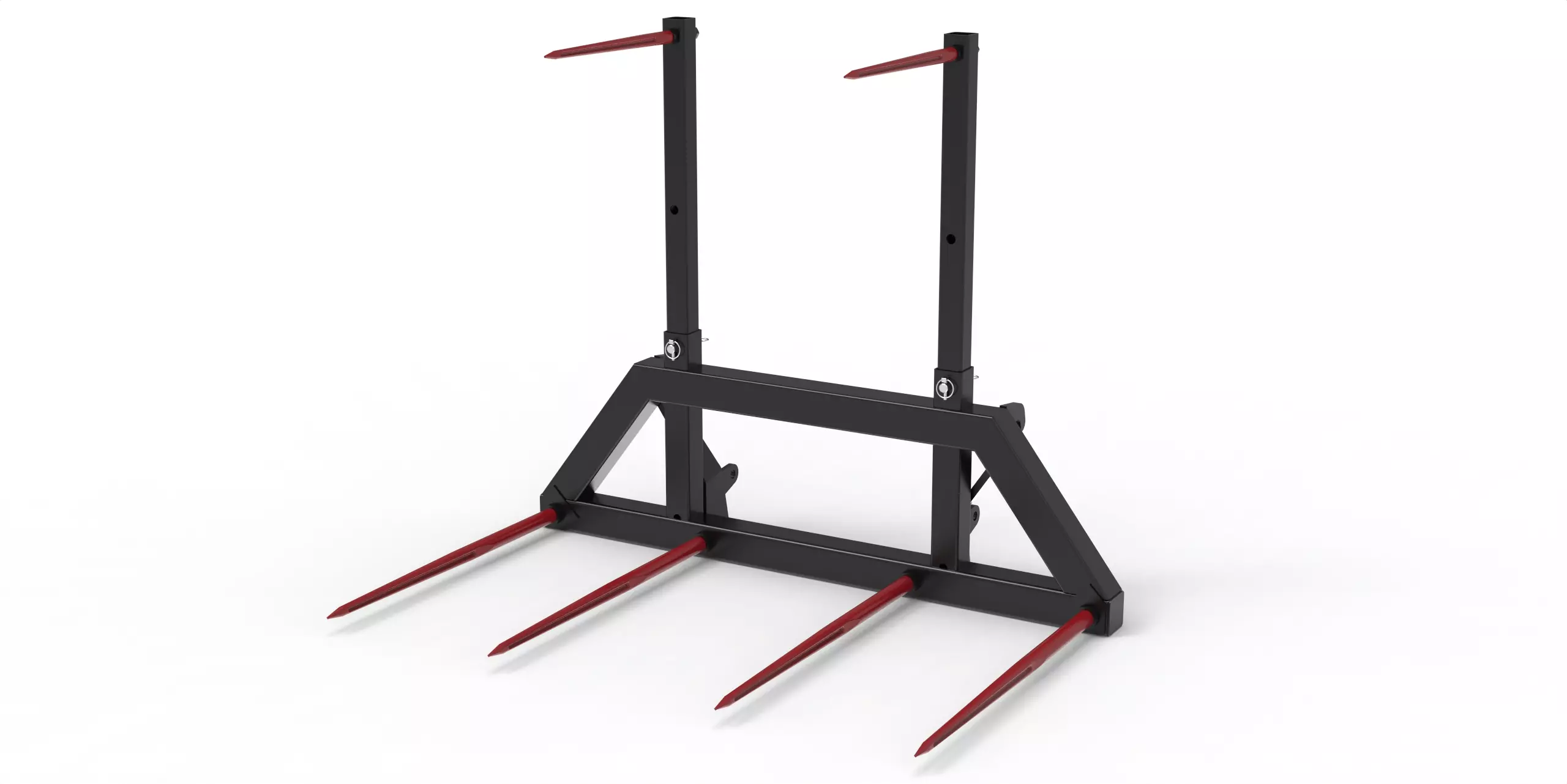 Ballengabel ecoLine mit Euro-Aufnahme und 4 Schwerlastzinken