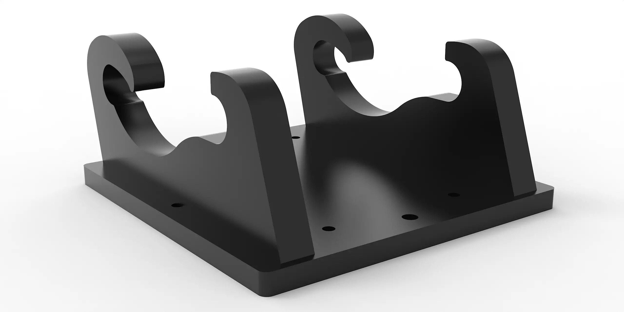 Anschraubplatten mit Baggeraufnahme